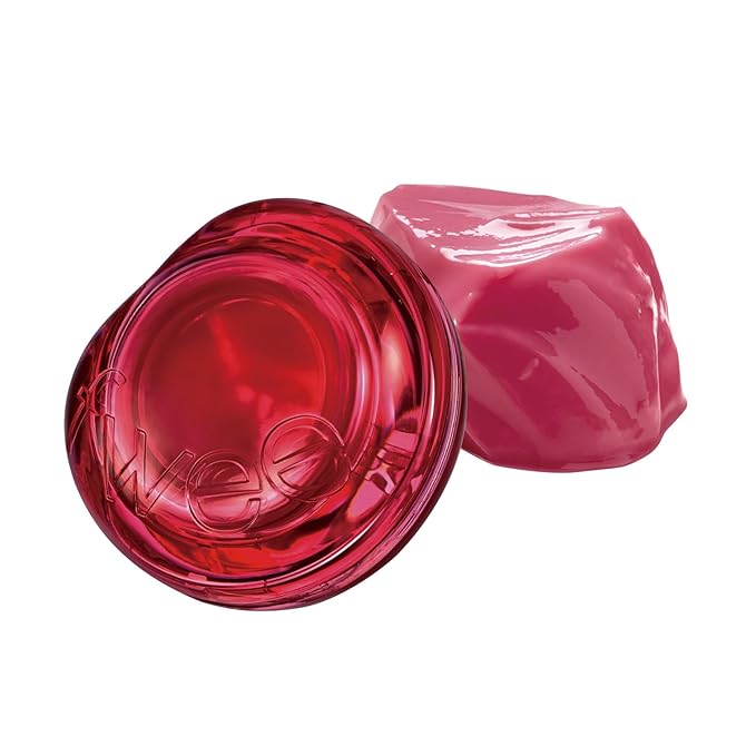 fwee Glowy Jelly Pot | Dewy Jelly Lip & Blush Color, Tinted Glow Balm, Dewy Buildable Finish – Juicy Punch (Vivid Rose) | 0.14 oz