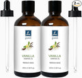 GM Gumili Vanilla Essential Oil 200ML, Natural Vanilla Oil Scented Oils for Aromatherapy & Diffuser-100ML(Pack of 2)