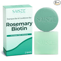 Rosemary & Biotin Shampoo and Conditioner Bar for Hair Growth, Natural Solid Shampoo Strengthening for Thinning Hair