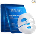 Okela 7 Pack Collagen Hydrogel Face Mask Overnight- Deep Hydrating & Lifting Facial Mask for Firming, Brightening & Moisturizing, Revitalizing Skincare Treatment Gift for Women