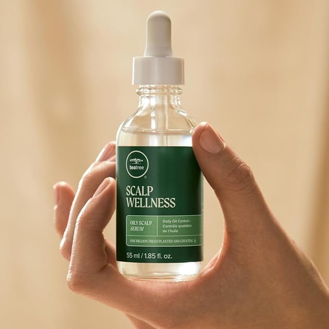 Tea Tree Scalp Wellness Oily Scalp Serum, Daily Oil Control, For Oily Hair + Scalps, 1.85 fl. oz.