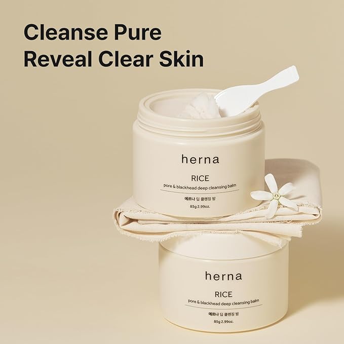 Rice Pore & Blackhead Cleansing Balm – Removes Makeup & Sunscreen, Deep Pore Cleanse, Non-Greasy Hydration, Jojoba & Olive Oils, Sensitive-Skin Safe 85g (2.99 fl.oz)