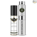 CA Perfume Duo Impression of Hazy Velvet For Women And Men Perfume Layering Set Long Lasting Travel Size EDP + Body Oil Roll-On Bottle 0.27 Fl Oz+0.33 Fl Oz