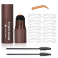 YOUNG VISION Eyebrow Stamp Color Set, Eyebrow Colors Shaping Kit, Long-Lasting Eyebrow Pomade for Women Girl, Cruelty-Free plantillas para la cejas (light brown)