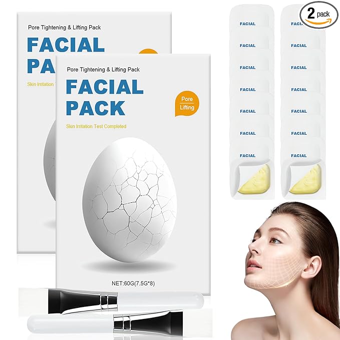 fugit Zombie Facial Mask-New Zombie Mask Skin Care, Hydrating Skincare Face Mask For Smooth Skin Repair,Pore Tightening & Lifting,Firming Skin Wash Off Face Mask (2pcs)