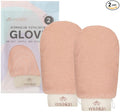 Dermaglow Deep Exfoliating Gloves - (Pack of 2, Pink)