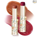 CATKIN Glossy Lip Balm Ultra Hydating Glow Lip Tinted Jelly Plump Melting Balm Shea Butter Repair Soothing For Dry Lips Dewy Finished 0.12 oz 2pcs Set 04