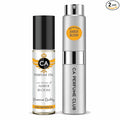 CA Perfume Duo Impression of Amber Bloom For Women And Men Perfume Layering Set Long Lasting Travel Size EDP + Body Oil Roll-On Bottle 0.27 Fl Oz+0.33 Fl Oz