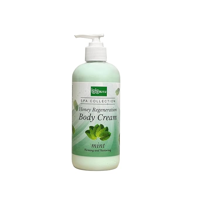 BeBeauty Mint Honey Regeneration Body Cream Hydrating & Nourishing Body Lotion for Smooth, Soft, Revitalized Skin 16 oz