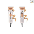 LOKFAR 2 Pack Matte Eyeshadow Primer for Oily Lids Black Eyeshadow No Crease Eye Primer Makeup Eyeshadow Base Waterproof & Smudge-proof & Long Lasting Cream Liquid Eye-shadow for All Shadows (Set C)