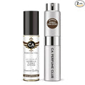 CA Perfume Duo Impression of Myrrh & Tonka Intense For Women And Men Perfume Layering Set Long Lasting Travel Size EDP + Body Oil Roll-On Bottle 0.27 Fl Oz+0.33 Fl Oz