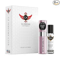 CA Perfume Duo Impression of Diva Born In Roma's Flame For Women Perfume Layering Set Long Lasting Travel Size EDP + Body Oil Roll-On Bottle 0.27 Fl Oz+0.33 Fl Oz