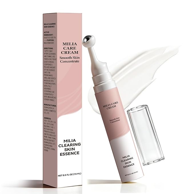 Milia Remover Serum –Action Salicylic Acid Serum for Under-Eye & Face, Oil-Free Clarifying Essence for Smooth Skin, Gentle Formula for Milia Remover & Brighter Complexion