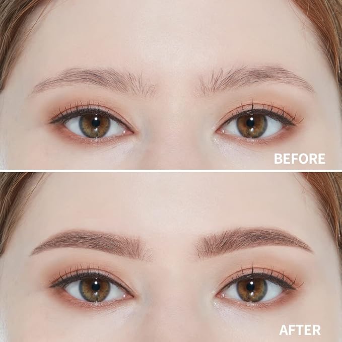 ETUDE Drawing Eye Brow, Eyebrow Pencil, Microblading, Long Lasting, Soft Textured Natural Daily Look, Korean Makeup, Beauty, Light Brown (0.008 Ounce)