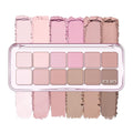 CLIO Pro Eye Palette Air, 12-Color Eye Shadow Palette, Matte Shimmer Mix, Air-Fit Blendable Pigmented Buildable Color, Low Fallout, Cool Mauve Neutral Tone, Daily Korean Makeup (07 LAVENDER STAFF)