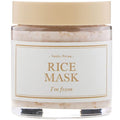 I'm from Rice Mask 3.88 Oz, Gentle Exfoliating Wash Off Facial Mask for Dull, Rough Skin, Pore Clearing, Remove Dead Skin Cells, Uneven Skin Tone, Smooth Skin, Moiustirinzg, Radiant