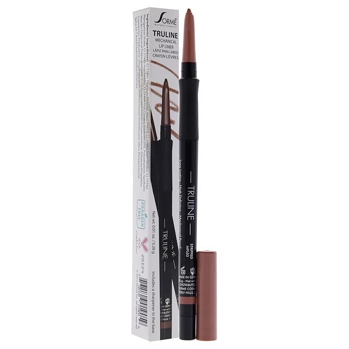 Sorme' Treatment Cosmetics Truline Mechanical Lipliner, Stripped, 0.01 oz.