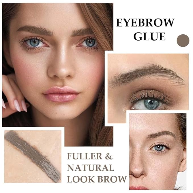 Tinted Thickening Brow Mascara,Tinted Eyebrow Gel,Waterproof, Transfer-proof, Brush to Fill in Eyebrows and Cover Gray Hairs - Cruelty Free - Light Medium Brown (1pc 05 Cool Ash Brown)