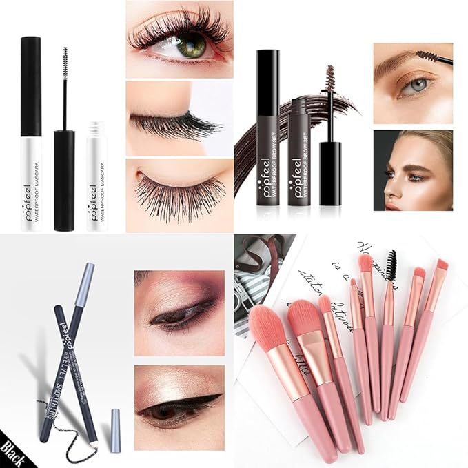KARUIZI Makeup Kit All-in-one Makeup Gift Set for Women Full Kit Gift Set for Women,Girls & Teens,Eyeshadow Palette, Lip Gloss Set, Lipstick, Blush, Foundation, Concealer,Makeup Brush Set