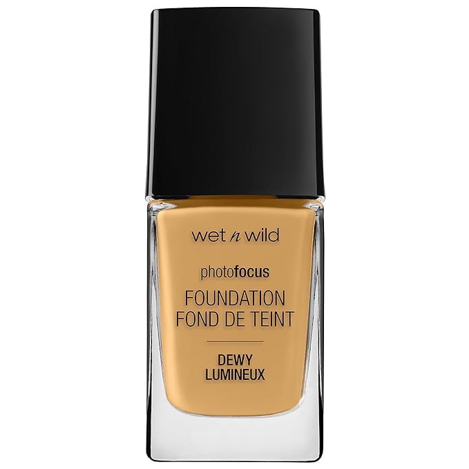wet n wild Photo Focus Dewy Liquid Foundation Makeup, Desert Beige (Pack of 2)