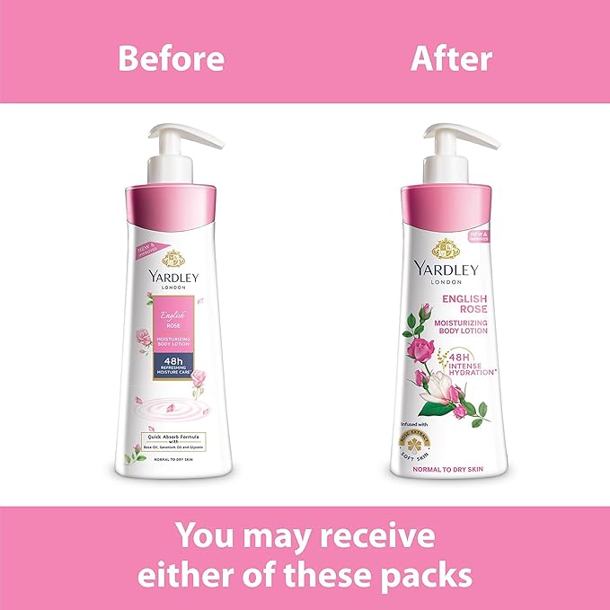 YARDLEY LONDON - English Rose Moisturizing Body Lotion 400 ml