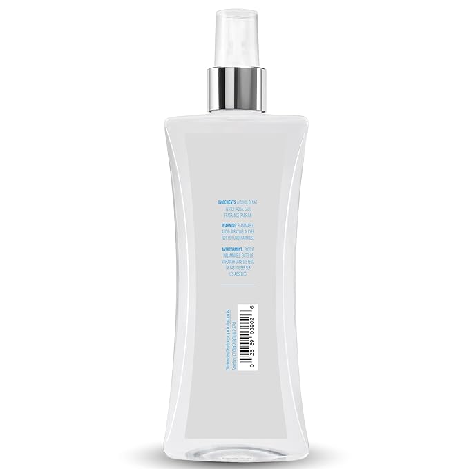 Body Fantasies Signature Fragrance Body Spray, Fresh White Musk, 8 fl oz (Pack of 2)