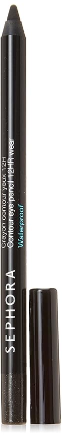 SEPHORA COLLECTION Contour Eye Pencil 12hr Wear Waterproof Sephora 0.04 Oz 02 Clubbing Stilettos - Black