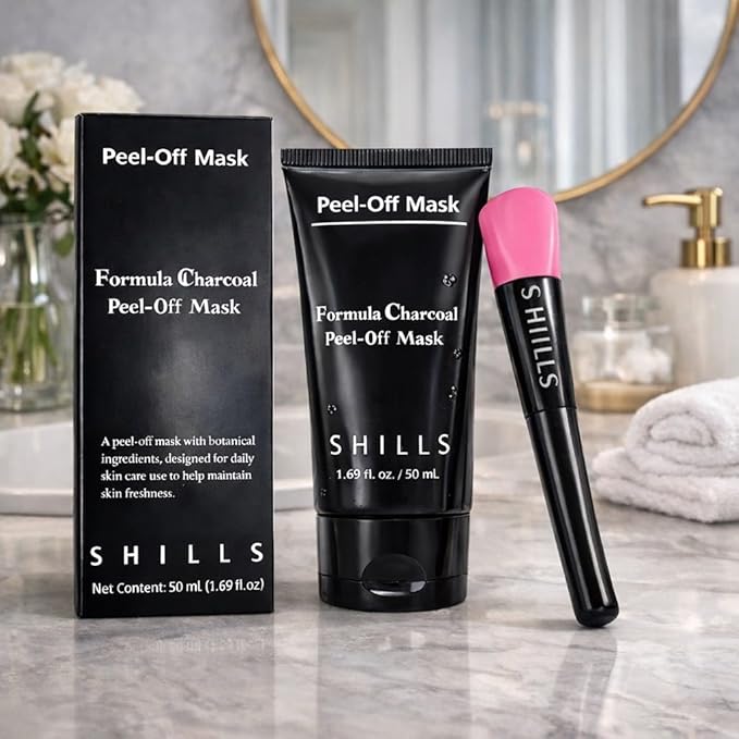 SHILLS Peel Off Mask With A Pink Brush