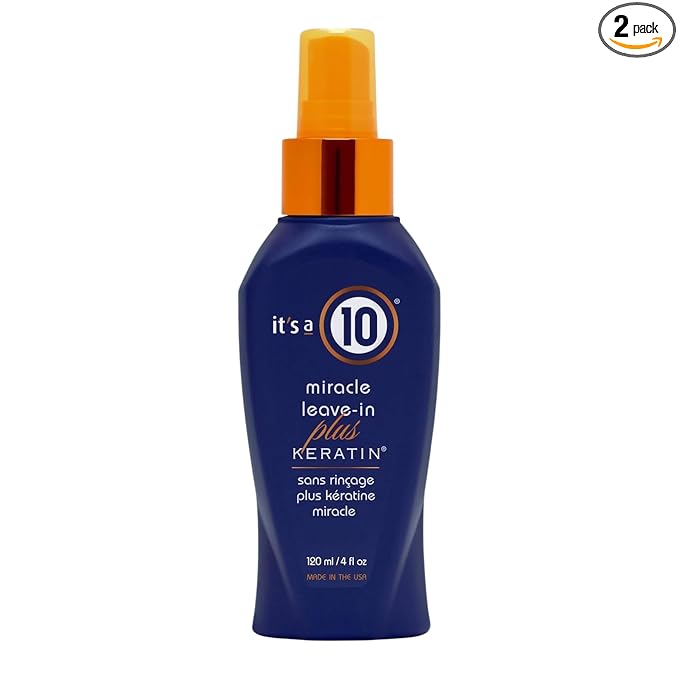 It's a 10 Haircare Miracle Leave-In Conditioner Spray w/Keratin - 4 oz. - 2ct