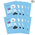 FACETORY K Beauty Face Mask Skin Care - LET'S TALK DETOX PURIFYING Sheet Mask with Charcoal & Volcanic Ash | Pore Refining Charcoal Face Mask (10 Pack)
