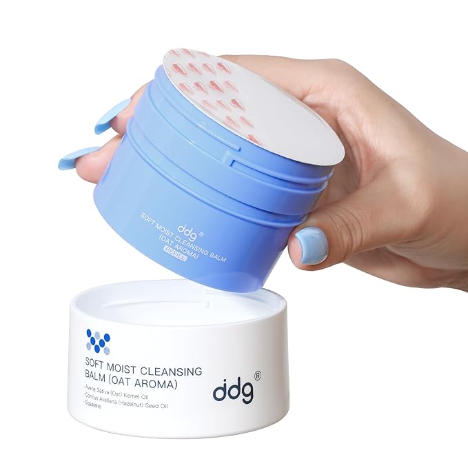 ddg Soft Moist Cleansing Balm Refill–Make Remover Balm for Sensitive Skin,Eye Makeup Remover & Facial Cleanser for Waterproof Makeup Removal,Vegan Plant Oils,Nourishing & Hydrating,3.38floz/100ml