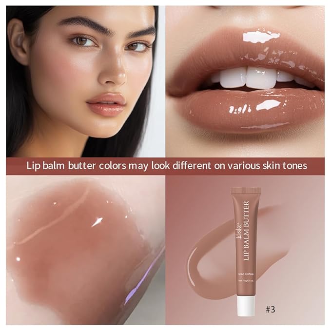 Summer Butter Lip Balm, Moisturizing Hydrating Natural Lip Care, Rich in Nutrients for Soft Smooth Lips
