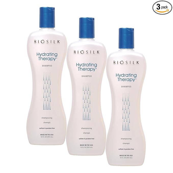Biosilk Hydrating Shampoo, 12 Ounce (Pack of 3)
