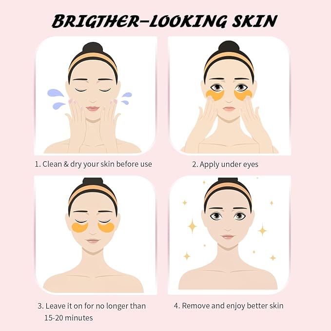 Onespring Eye Masks (36 Pairs) - Caffeine, Retinol, 24K Gold for Puffiness, Dark Circle, Wrinkles, Fine Lines - Firming Eye Gel Pads, Great for Holiday Gifts and Personal Use