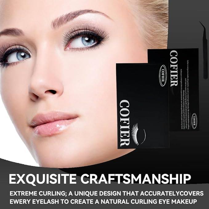 Glue-Free Wispy Lash Clusters Kit, 80 Pcs Individual Eyelash Clusters (10-18mm C Curl)- DIY Lash Extension Kit with Eyelashes Tweezers, Natural Fluffy Fake Lashes for Home Use, Beginners Friendly