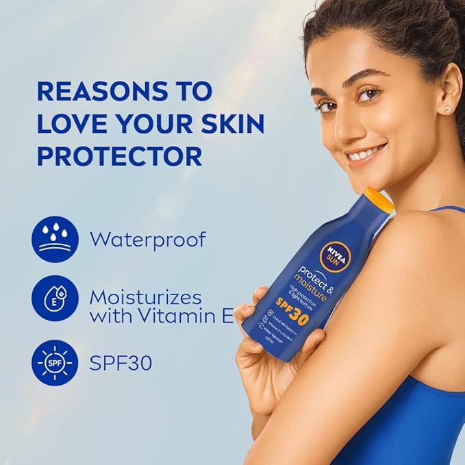 Nivea Sun Moisturising Lotion SPF 30 | 4.23 fl Oz |125ml