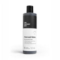 Her Fantasy Box | Charcoal Detox Exfoliating Body Wash – Activated Charcoal & Pumice Deep Cleanser with Tea Tree & Eucalyptus, Refreshing Exfoliation for Smoother Skin, Vegan & pH Balanced (16 oz)