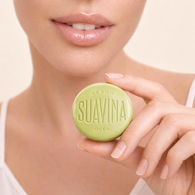 Suavina Lip Balm for Extreme Dry Cracked Lips, Intensive Lip Repair Treatment with Natural Olive Oil, Moisturizing & Protective Winter Lip Balm for Cold Weather, Dry Lip Therapy for Men & Women