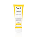 Q+A Ceramide Shower Cream, provides a gentle cleanse, deeply nourishing the skin with a rich and creamy formula of Squalane, Jojoba Seed Oil, and a sustainable Ceramide Extract from pineapples, 250ml