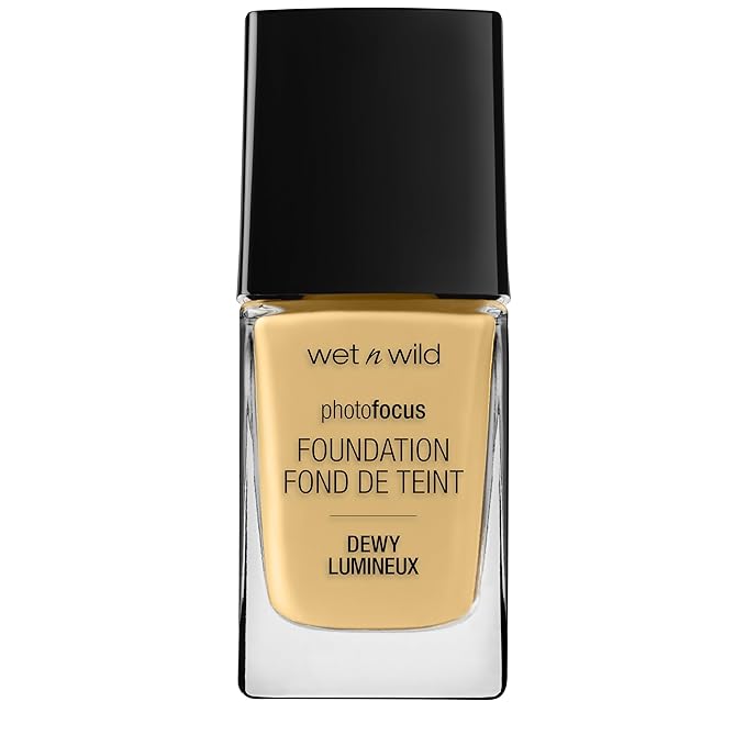 wet n wild Photo Focus Dewy Foundation Golden Beige (Pack of 2)