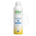 Alba Botanica Hydrating Sunscreen Spray for Face and Body, Broad Spectrum SPF 70 Sunscreen, Water Resistant, 5 Fl. Oz. Bottle