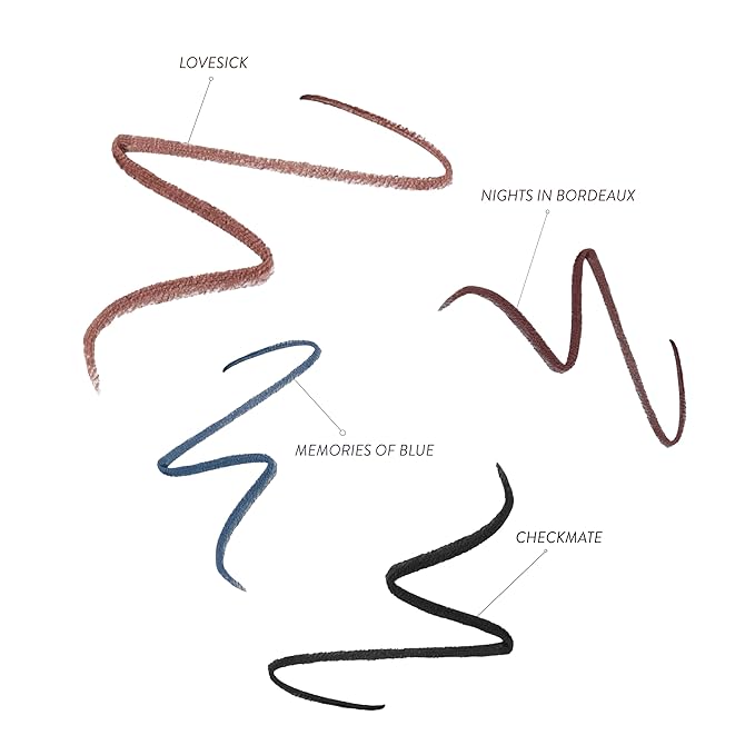 SOSHE Beauty - Waterproof Precision Eyeliner Refill | 1.5mm Smudge-Proof Gel Liner| Cruelty-Free, Certified Plastic Negative (Memories of Blue - Navy Blue, REFILL)