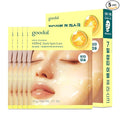 GOODAL Green Tangerine Vita C Gel Mask, Deep Moisturizing Hydrogel Essence, Vitamin C Face Mask for Glass & Glow Skin, Overnight Facial Mask, Jelly Mask for Sensitive Skin, Korean Skin Care, 5EA