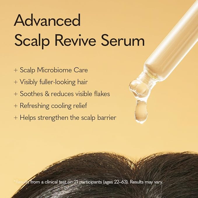 YUZY Scalp Revive Serum, Non-Greasy Scalp Serum for Thinning Hair with Biotin, Caffeine & Menthol, Microbiome Scalp Care for Fuller-Looking Hair & Growth Support | 1.69 fl.oz, 50ml