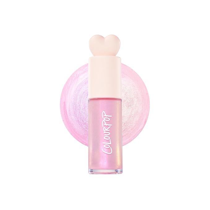 ColourPop Hi-Lite Dewy Liquid Highlighter - Ultra-Reflective Face & Body Illuminator - Glowy Summer Makeup with Hyaluronic Acid & Niacinamide for a Blendable Glow - Pink Pony (0.38 oz)