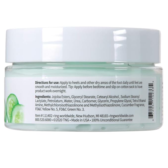ForPro Professional Collection Cracked Heel Eliminator, Fresh Cucumber Scent, Intensive Repair Treatment for Rough, Dry & Cracked Heels, Reduces Calluses & Skin Build Up, 3.3 oz.