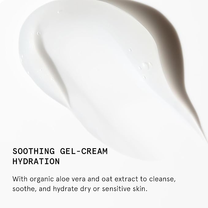 Beauty Pie Happy Face No-Stress Jelly Cleanser – Soothing Aloe, Oat & Rose Gel-Cream for Hydrated, Calm Skin