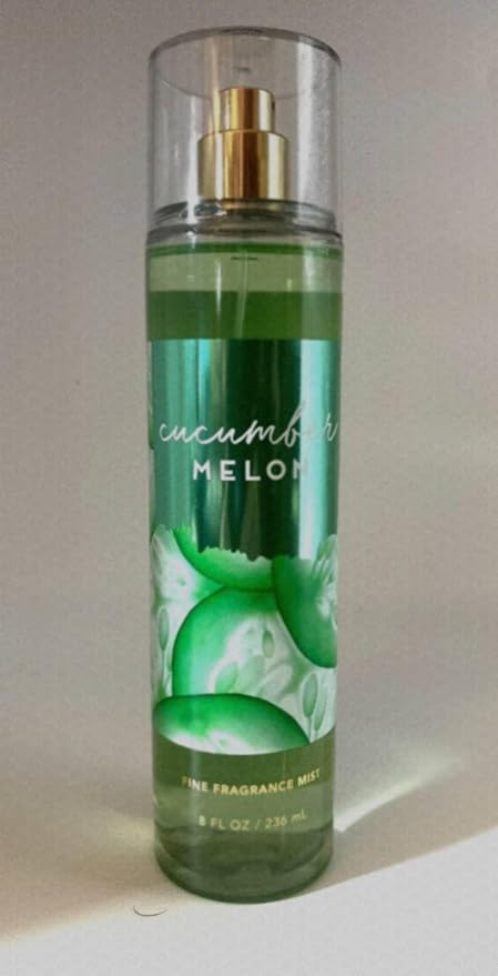 Cucumber Melon Fragrance Mist, Bath and Body, 8 fl oz - Crisp Cucumber, Watery Honeydew & Sparkling Grapefruit Scent