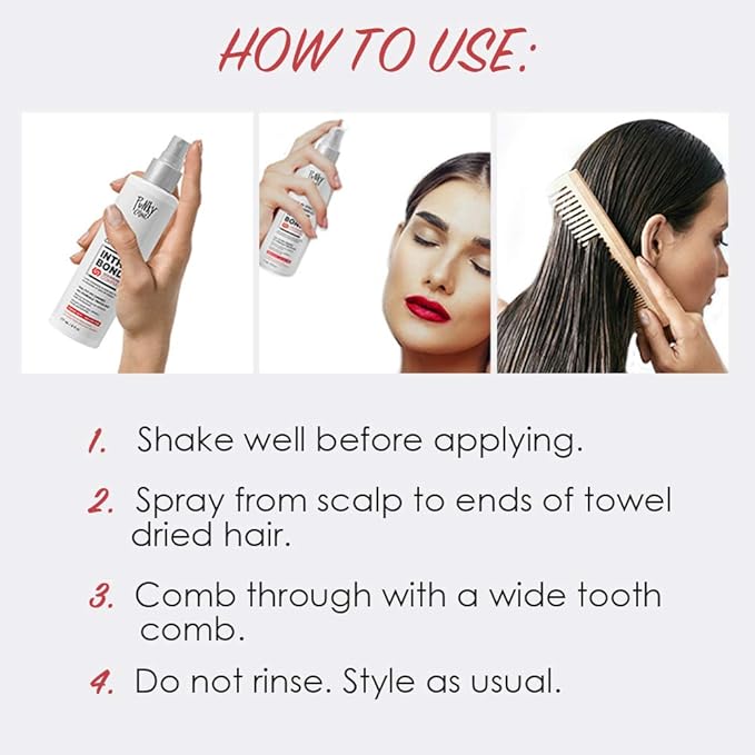 Punky Leave in Conditioner Spray with Intra Bond Hair Repair Complex – Leave in Conditioner for Dry Damaged Hair, Sulfate Free, 6 Fl Oz