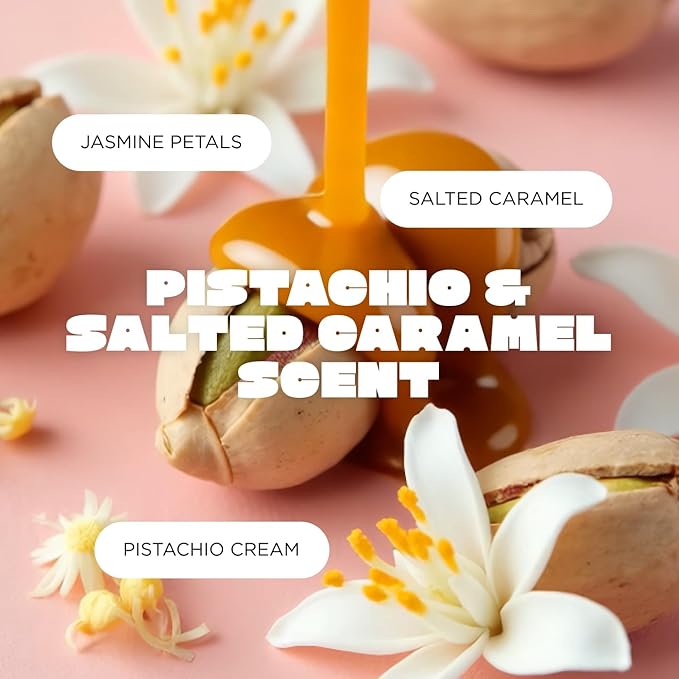 Cake Beauty Hair & Body Mist, The Finishing Touch - Pistachio & Salted Caramel Scent - Infused with Vitamin E & Argan Oil - For All Skin & Hair Types 2 Pack
